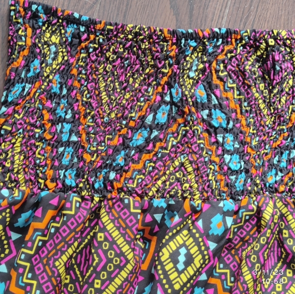 Off Shoulder Multi-Color Frock/Top - Picture 5 of 6